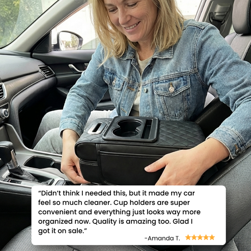 enesy™ 2-in-1 Car Armrest Comfort & Storage System
