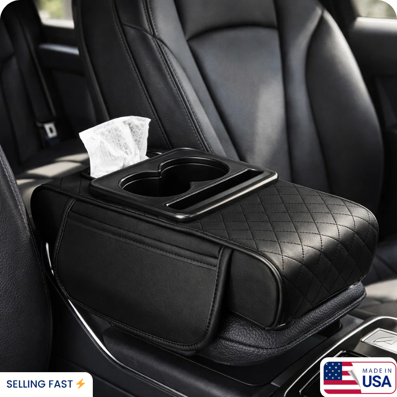 enesy™ 2-in-1 Car Armrest Comfort & Storage System
