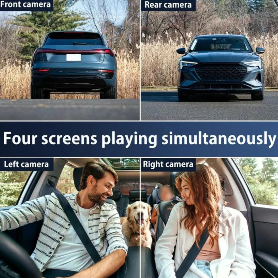 enesy™ 4 Channel Car Dash Cam 1080P HD - Attorney Recommended Dashcam