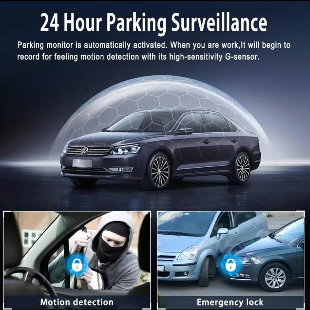enesy™ 4 Channel Car Dash Cam 1080P HD - Attorney Recommended Dashcam