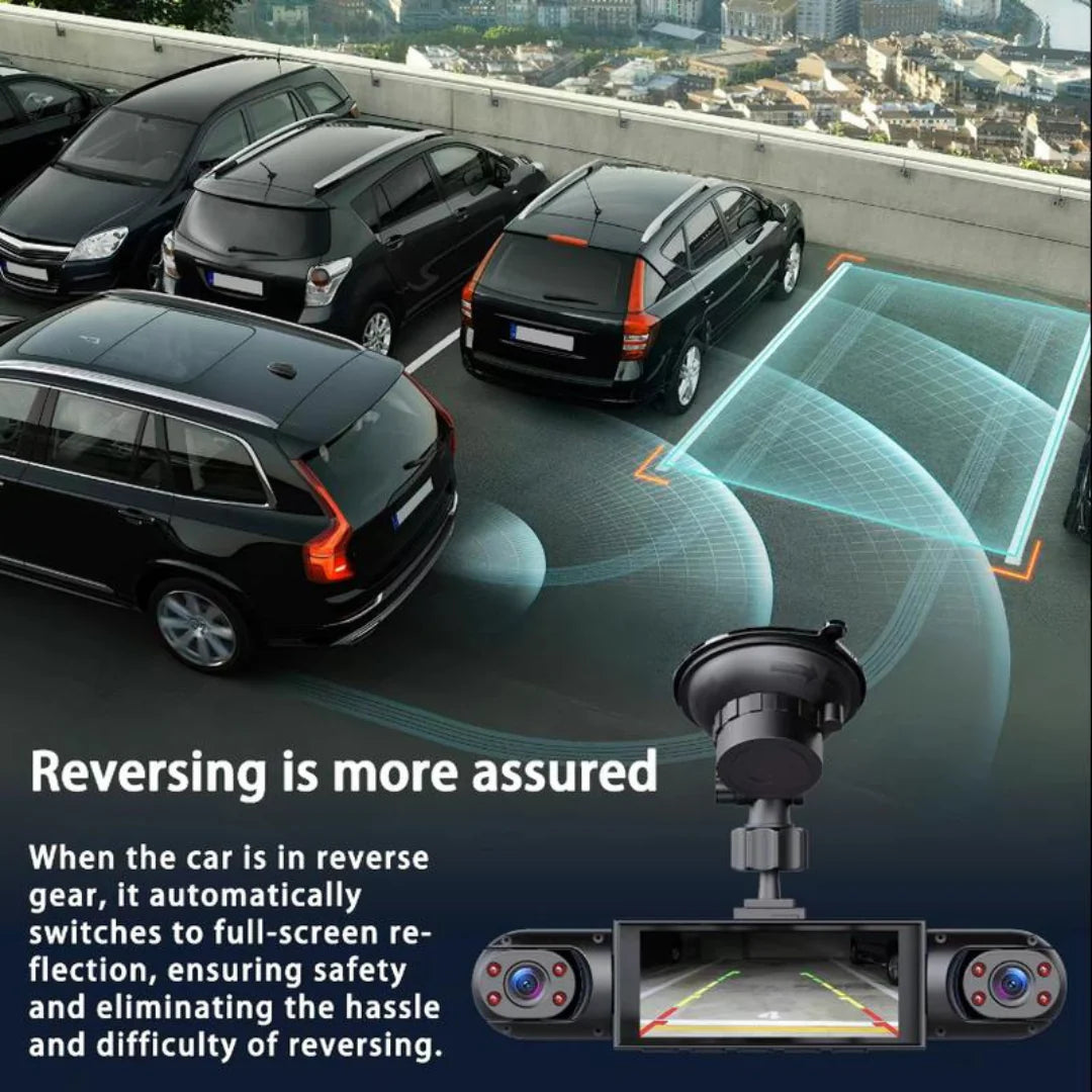 enesy™ 4 Channel Car Dash Cam 1080P HD - Attorney Recommended Dashcam