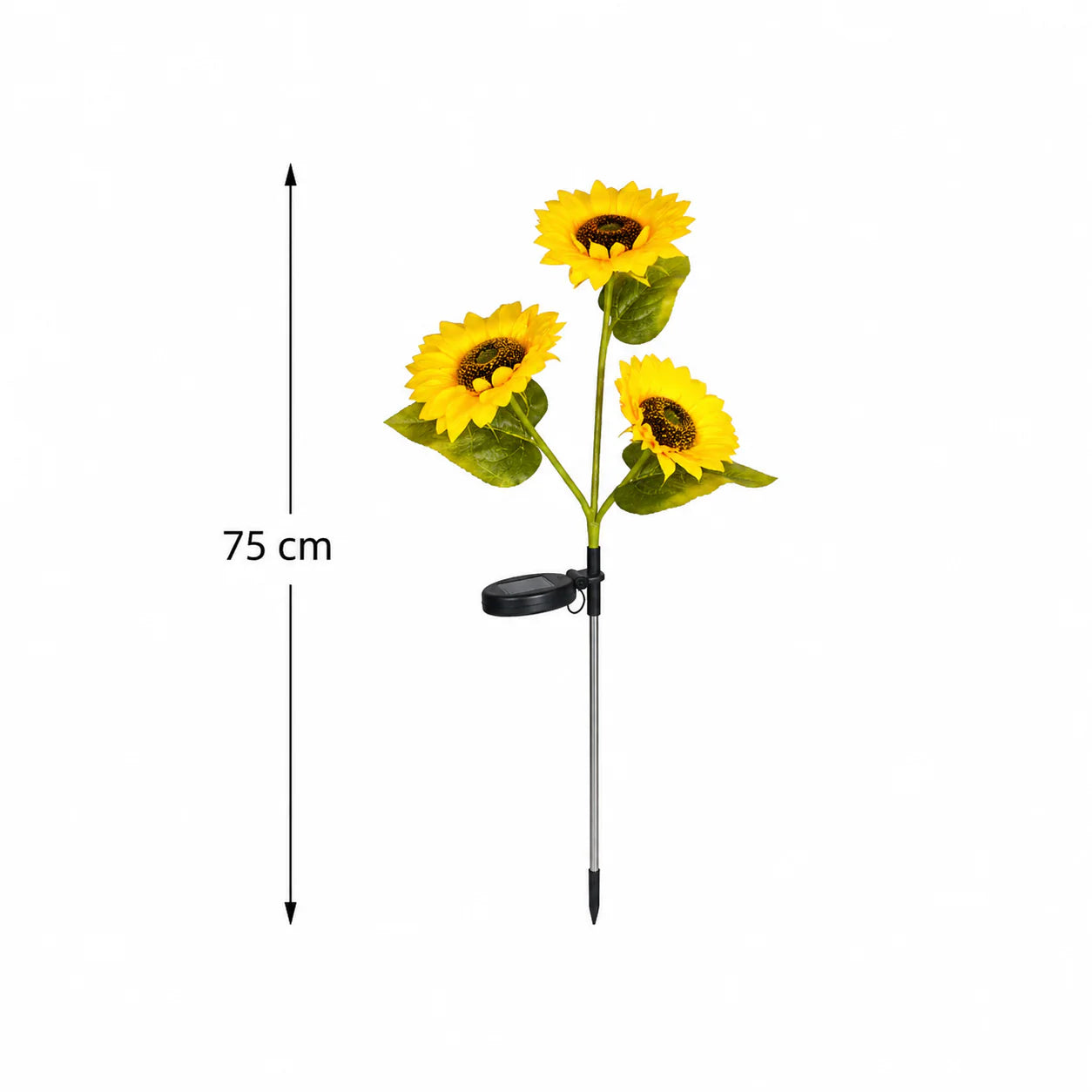 Enesy™ Solar Sunflower Garden Lights – Auto Dusk to Dawn, Waterproof, No Wiring