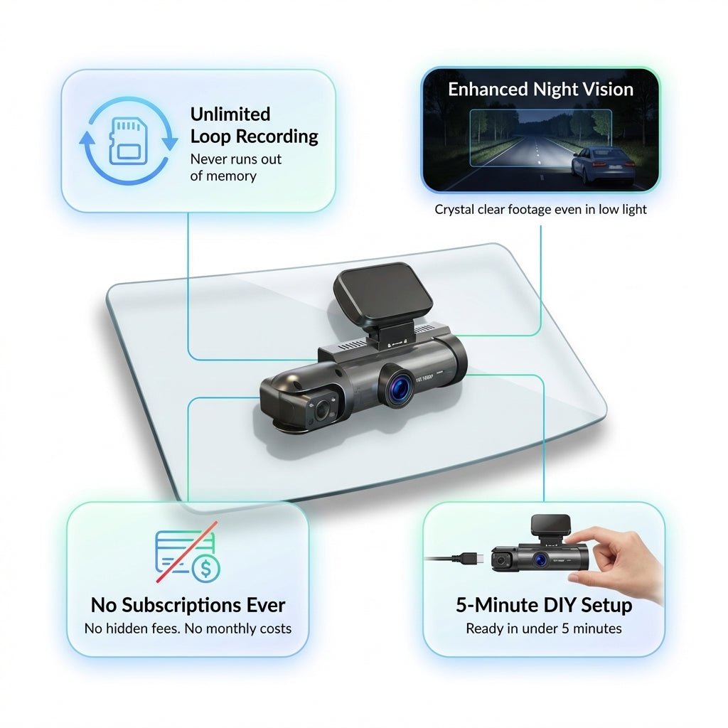 enesy™ DriveWitness - Attorney Recommended Dashcam